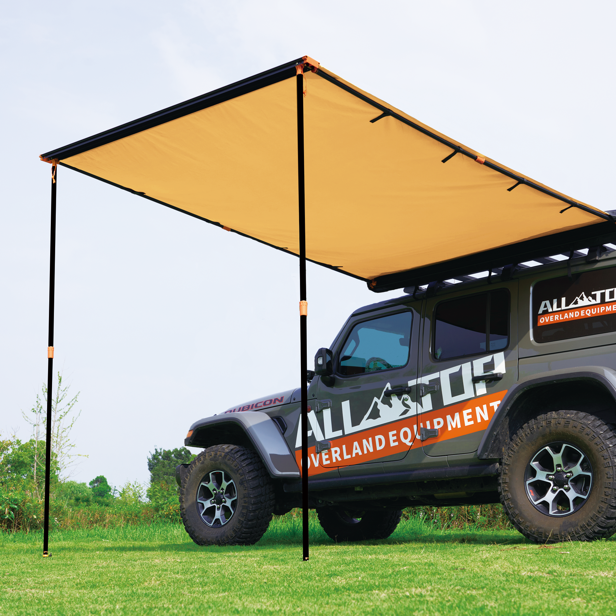 ALL-TOP Rooftop Vehicle Awning - 4.6ft x 8.2ft