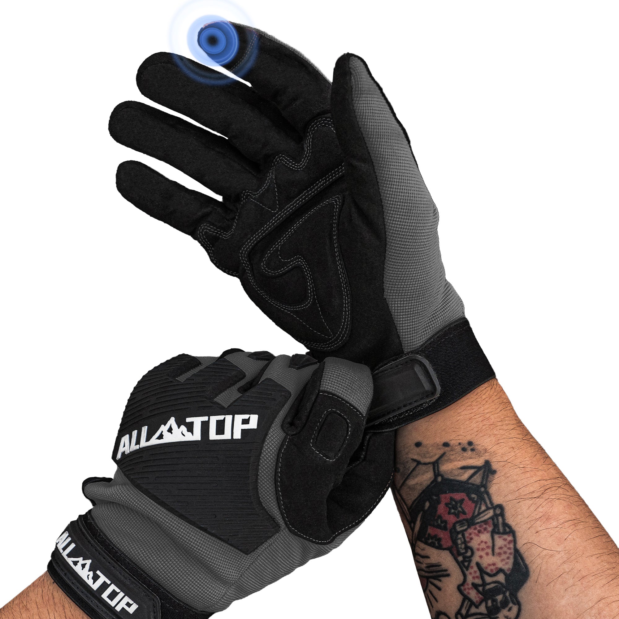 ALL-TOP 4x4 Work Gloves Grey